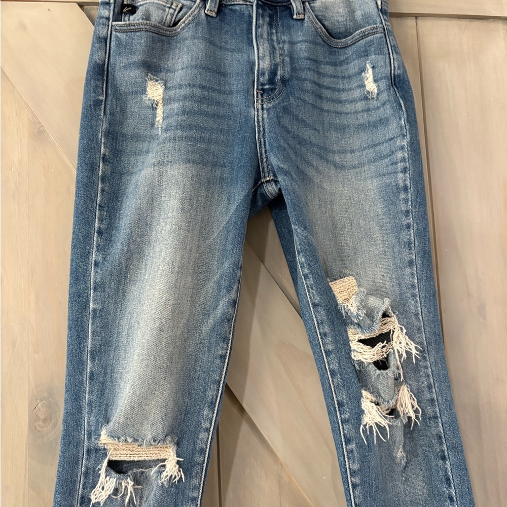 KanCan Light Blue Distressed Skinny Jeans